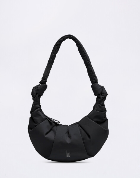 Got Bag Pleat Moon Bag Small Monochrome black