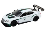 RASTAR Auto na diaľkové ovládanie R/C Bentley Continental GT3 1:14 Rastar biele