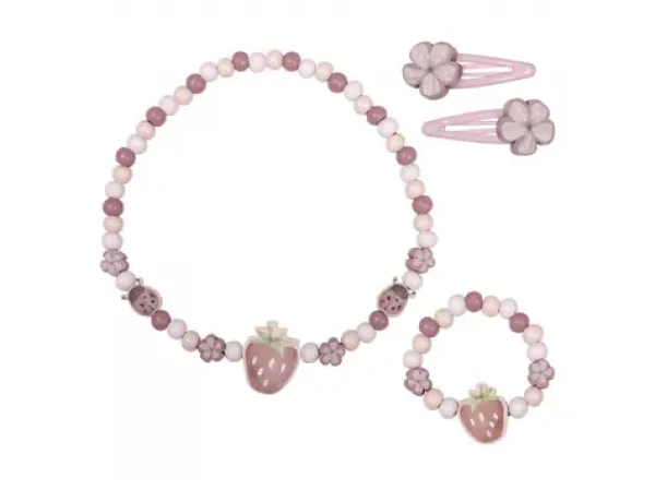 Little Dutch Sada drevených šperkov Jahody