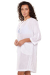 Plážové šaty 7225 biele - LingaDore Bílá 3XL