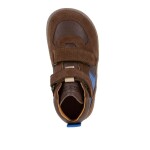 Chlapčenské celoročné kožené členkové barefoot topánky LOOP HIGH-TOPS BROWN Froddo G2110157-1 - 27