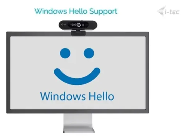 I-TEC SOLOMON WH200 čierna / Webkamera / 2K / USB-C / Windows Hello / Mikrofón (CAMSOLOMON2KW200)