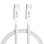 Tech-Protect UltraBoost Lite sivá / Kábel USB-C - USB-C / PD 60W / 3A / 100 cm