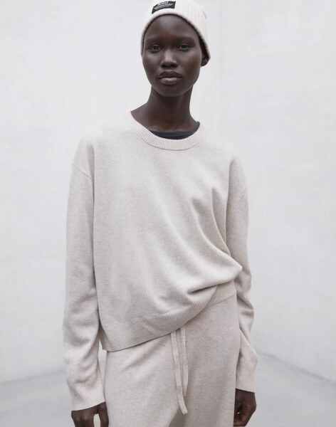 ECOALF Cosmos Sweater Bone Melange S