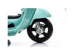 Mamido Detský elektrický skúter Vespa 300 Mini tyrkysový