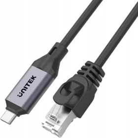 Unitek C18148AGY01-1M / Adaptér / USB-C (M) - RJ-45 / LAN / 1 m (C18148AGY01-1M)