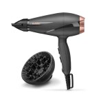 Babyliss 6709DE čierna / sušič vlasov / 2100 W / 3 teploty / 2 rýchlosti / rýchlosť vzduchu 106 kmh / ionizér (6709DE)