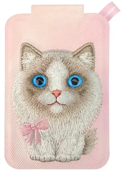 Nimmy Cat magnetická peňaženka ružová / Peňaženka na telefón so stojanom / Magnetické uchytenie (N-XDY-CXKTZJ-007D)