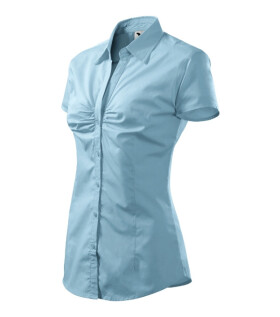 Elegantné dámske tričko sky blue XL