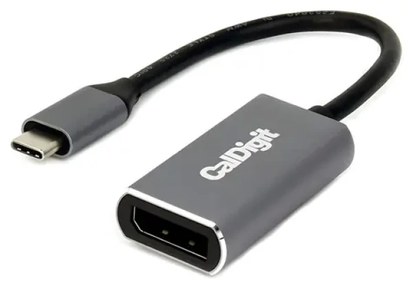 CalDigit USB-C na DisplayPort 1.4 Space Gray / Adaptér / 8K HDR (USBC-DP14)