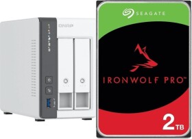 Qnap TS-216G + Seagate IronWolf 2TB (ST2000VN003)