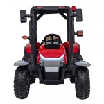 Mamido Detský elektrický traktor BLAST s prívesom 2x200W červený