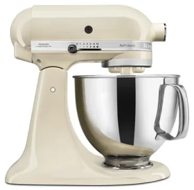 KitchenAid 5KSM125EAC mandľová / Kuchynský robot Artisan / 300 W / 4,8 L / 10 rýchlostí (5KSM125EAC)