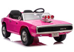 Mamido Detské elektrické autíčko Dodge Charger R/T 24V 2x200W ružové
