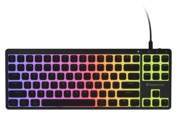 Genesis Thor 430 TKL černá / Herní klávesnice / Mechanická / RGB / Hot-swap / US (NKG-2345)