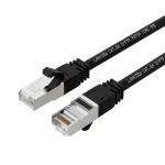 Lanview Patch kábel CAT6a S/FTP čierny / Patch kábel / 1,5 m / LSZH / PoE+ / 10 Gigabit (LV-SFTP6A015B)