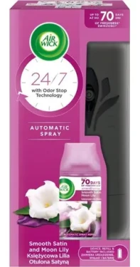 Air Wick Freshmatic Mesačná ľalia v saténe / Automatický osviežovač vzduchu a náplň / 250 ml (7505561)