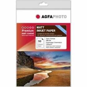 AGFAPHOTO Premium Matt Coated 130g A4 50ks / Fotopapier / matný (AP13050A4MN)