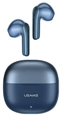 USAMS XH Series modrá / Bezdrôtové slúchadlá do uší / Bluetooth 5.1 / ANC / mikrofón (BHUXH03)
