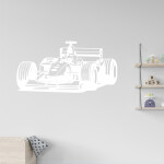Veselá Stena Samolepka Formula Farba: béžová, Veľkosť: 80 x 50 cm