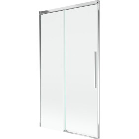 MEXEN/S - Rox vaňová zástena 2-krídlová posuvná 100 x 150, transparent, chróm 8C9-100-001-01-00