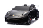 Mamido Mamido Elektrické autíčko Porsche 911 GT3 XXL | 24V14Ah | 12km/h | Nafukovacie kolesá | 2x320W | Pre 2 deti | Lakované čierne