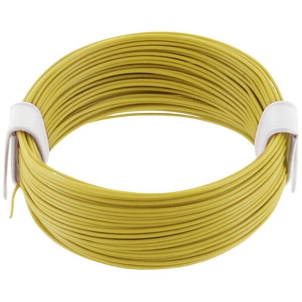 Econ connect KL004GE10 opletenie / lanko, 1 x 0.04 mm², žltá, 10 m; KL004GE10