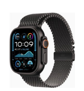 Apple Watch Ultra 2 GPS + Cellular 49mm with Black Titanium Milanese Loop - L