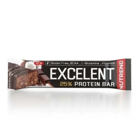 Proteínová tyčinka Excelent 85 g - Nutrend (ananás kokos, 85 g) (592-13-pineapple-coconut)