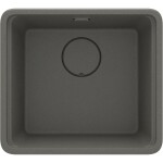 DEANTE DEANTE - Momi anthracite metallic Granitový drez, 1-bowl ZKM_T10A