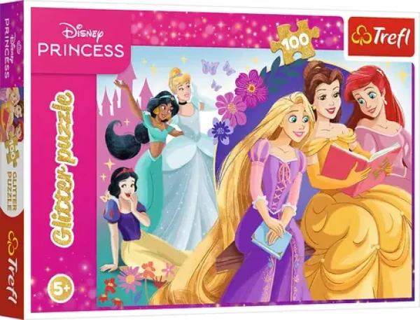 Trefl Trblietavé puzzle Disney Princezné: Žiara priateľstva
