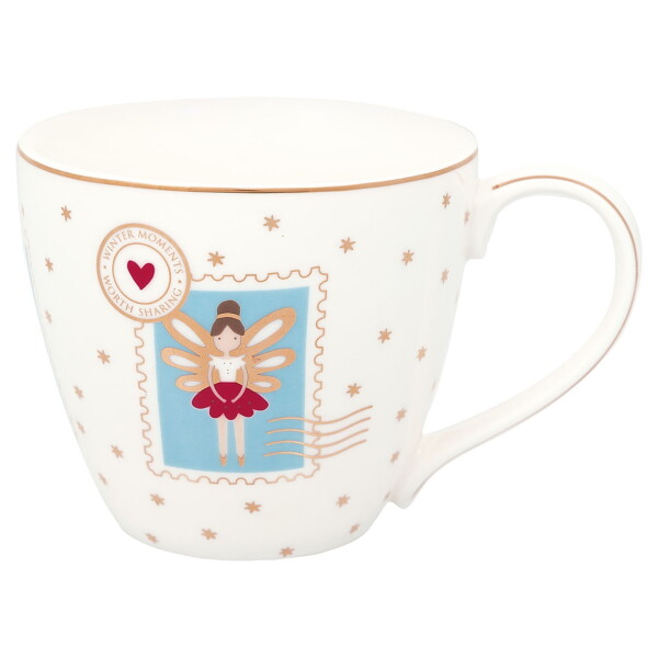 GREEN GATE Vianočný hrnček Cindarella Xmas White 300 ml