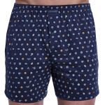 Pánske šortky 002/312 Comfort - CORNETTE tmavě modrá M