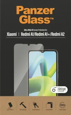 PanzerGlass Tvrdené sklo UWF pre XIAOMI Redmi A2 čierna (8067)