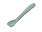 KikkaBoo Lyžička Platinum Silicone Sage / od 6 mesiacov (31302050016KB)