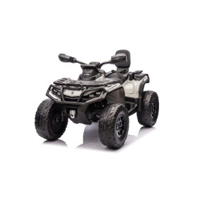 Mamido Detská elektrická štvorkolka Can-Am Outlander ATV 4x200W sivá