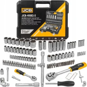 JCB Sada nástrčných kľúčov 108 dielov / Sada kľúčov / 1/4" + 1/2" (JCB-41082-5)
