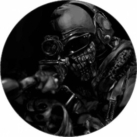 Jedlý papier Call of Duty — muž so zbraňou, 19,5 cm - Pictu Hap