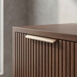 REA - Kúpeľňová skrinka pod umývadlo Core 60cm Brown REA-M0411