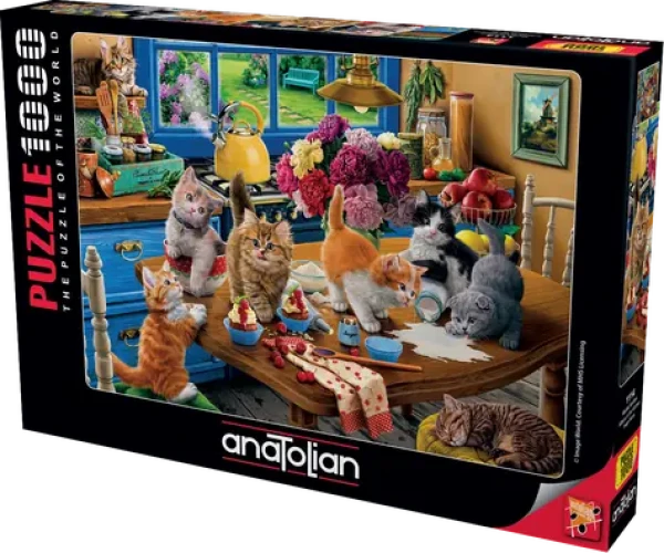 ANATOLIAN Puzzle Mačiatka v kuchyni