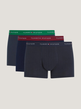 Pánske boxerky 3-PACK UM0UM02763 0SS tm. modrá - Tommy Hilfiger S