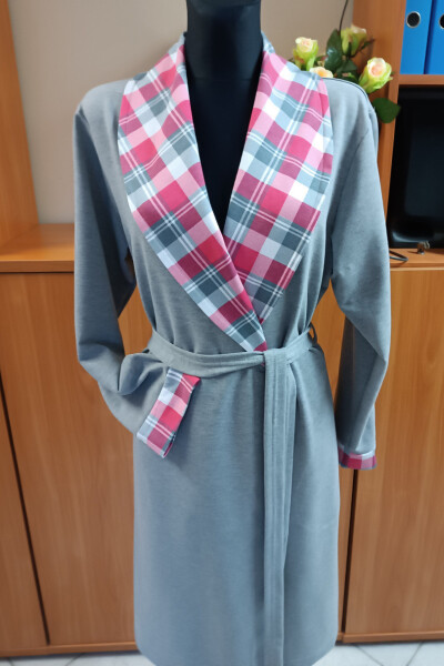 DÁMSKY ŽUPAN FR-381 tmavá melanž 2XL