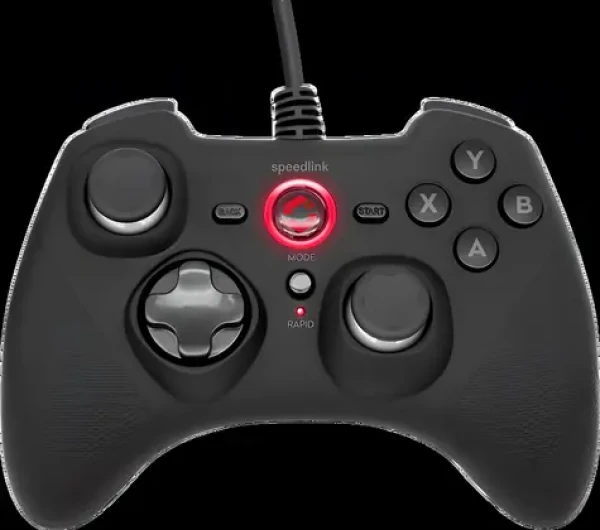 Speed Link RAIT SL-650010-BK čierna / Gamepad / PC / PS3 / Switch / vibrácie