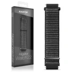 Aligator Remienok nylonový 22mm / čierny (22AW0015)