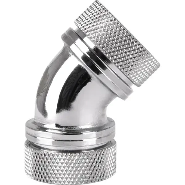 Thermaltake Pacific G1/4 PETG Tube 45-Degree Dual Compression Adapter strieborná (CL-W098-CA00SL-A)