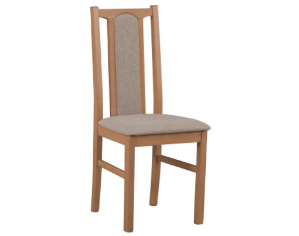 Jedálenská stolička Kolga, svetlý orech/béžová tkanina%