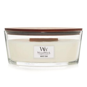 WoodWick White Teak Elipsa 453.6g - sviečka loď / doba horenia: až 40 h (5038581062129)