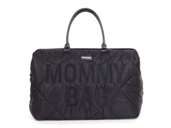 Childhome Prebaľovacia taška Mommy Bag Puffered Black / 55 x 30 x 40 cm / nosnosť 5 kg (CWMBBPBL)