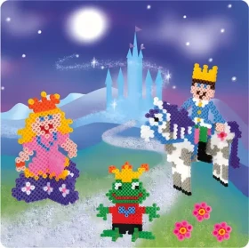 PLAYBOX Zažehľovacie korálky 3D sada Rozprávky s princeznou