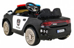 Mamido Detské elektrické autíčko Super-Police čierne
